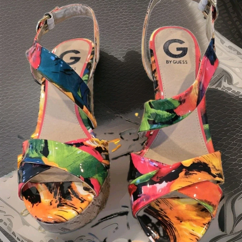 G By Guess Multicolored Bright Platform 5